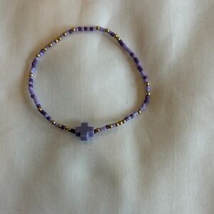 enewton e girl (little girl) purple cross bracelet